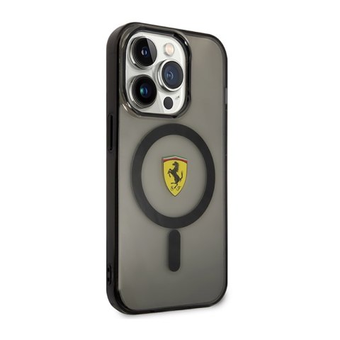 Ferrari Translucent MagSafe - Etui iPhone 14 Pro Max (Czarny) Ferrari Ferrari Translucent MagSafe - Etui iPhone 14 Pro Max (Czarny) Ferrari