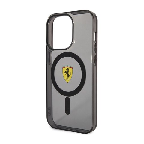 Ferrari Translucent MagSafe - Etui iPhone 14 Pro Max (Czarny) Ferrari Ferrari Translucent MagSafe - Etui iPhone 14 Pro Max (Czarny) Ferrari