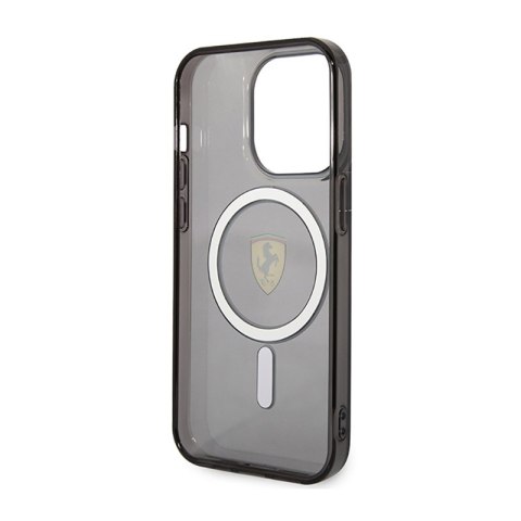 Ferrari Translucent MagSafe - Etui iPhone 14 Pro Max (Czarny) Ferrari Ferrari Translucent MagSafe - Etui iPhone 14 Pro Max (Czarny) Ferrari