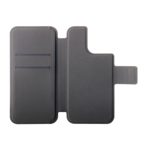 PURO Folio MagSafe Case - Etui iPhone 14 Pro / 13 Pro (czarny) Puro PURO Folio MagSafe Case - Etui iPhone 14 Pro / 13 Pro (czarny) Puro