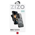 ZIZO BOLT Series - Pancerne etui Samsung Galaxy S23 ze szkłem 9H na ekran + uchwyt z podstawką (szary) Zizo