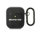 AMG Leather Big Logo - Etui AirPods (czarny) AMG