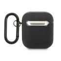 AMG Leather Big Logo - Etui AirPods (czarny) AMG