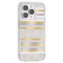 Case-Mate Pearl Stripes MagSafe - Etui iPhone 14 Pro zdobione masą perłową (Pearl Stripes) Case-Mate