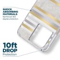 Case-Mate Pearl Stripes MagSafe - Etui iPhone 14 Pro zdobione masą perłową (Pearl Stripes) Case-Mate