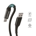 Crong Armor Link - Kabel 60W PD 3A USB-A do USB-C 25cm (czarny) Crong