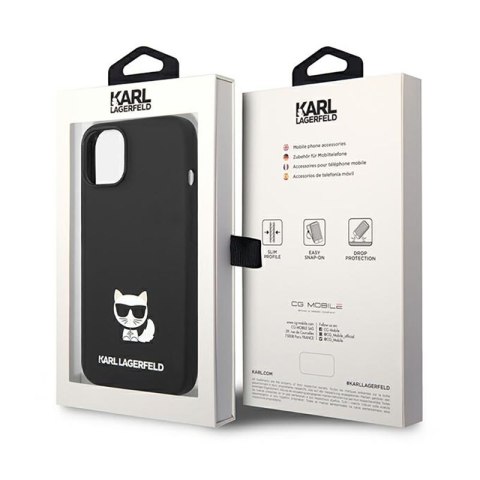 Karl Lagerfeld Choupette Body - Etui iPhone 14 (czarny) Karl Lagerfeld Karl Lagerfeld Choupette Body - Etui iPhone 14 (czarny) Karl Lagerfeld