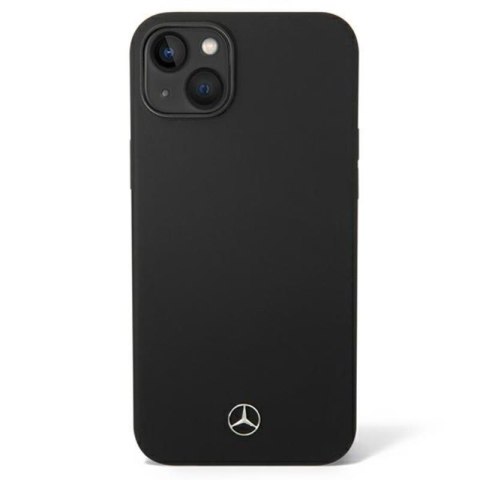 Mercedes Silicone Line - Etui iPhone 14 Plus (czarny) Mercedes Mercedes Silicone Line - Etui iPhone 14 Plus (czarny) Mercedes
