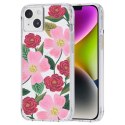 Rifle Paper Clear - Etui iPhone 14 Plus zdobione złotem (Rose Garden) Rifle Paper