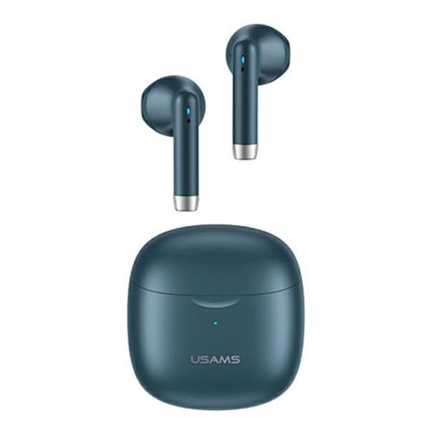 USAMS IA Series - Słuchawki Bluetooth 5.0 TWS + etui ładujące (granatowy) Usams USAMS IA Series - Słuchawki Bluetooth 5.0 TWS + etui ładujące (granatowy) Usams
