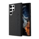 AMG Carbon Stripe & Embossed - Etui Samsung Galaxy S23 Ultra (czarny) AMG