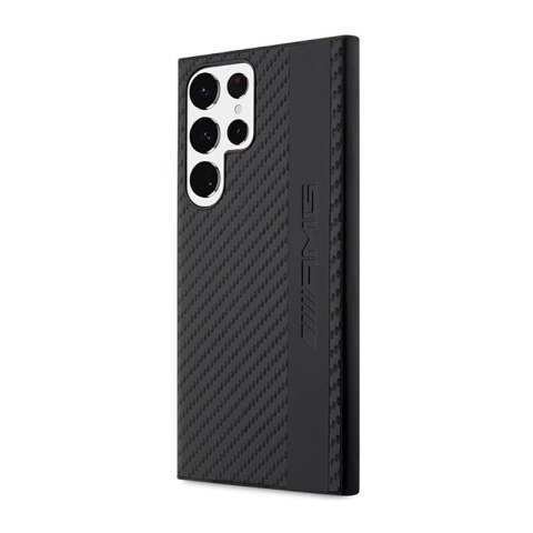 AMG Carbon Stripe & Embossed - Etui Samsung Galaxy S23 Ultra (czarny) AMG AMG Carbon Stripe & Embossed - Etui Samsung Galaxy S23 Ultra (czarny) AMG
