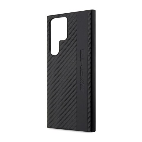 AMG Carbon Stripe & Embossed - Etui Samsung Galaxy S23 Ultra (czarny) AMG AMG Carbon Stripe & Embossed - Etui Samsung Galaxy S23 Ultra (czarny) AMG
