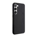 AMG Carbon Stripe & Embossed - Etui Samsung Galaxy S23 (czarny) AMG