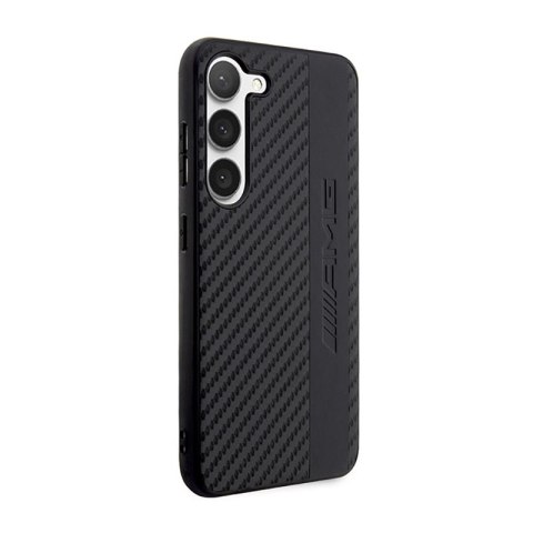 AMG Carbon Stripe & Embossed - Etui Samsung Galaxy S23 (czarny) AMG AMG Carbon Stripe & Embossed - Etui Samsung Galaxy S23 (czarny) AMG