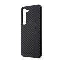 AMG Carbon Stripe & Embossed - Etui Samsung Galaxy S23 (czarny) AMG