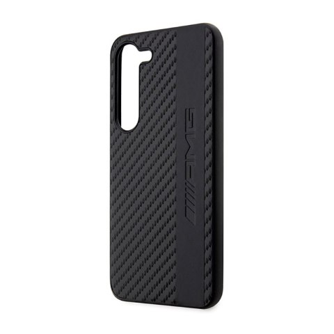 AMG Carbon Stripe & Embossed - Etui Samsung Galaxy S23 (czarny) AMG AMG Carbon Stripe & Embossed - Etui Samsung Galaxy S23 (czarny) AMG