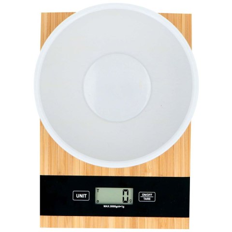 Alpina - Cyfrowa waga kuchenna bambusowa 5kg Alpina Alpina - Cyfrowa waga kuchenna bambusowa 5kg Alpina