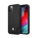 BMW Leather Perforate - Etui iPhone 12 / iPhone 12 Pro (czarny) BMW