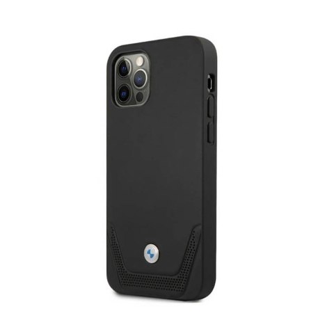 BMW Leather Perforate - Etui iPhone 12 / iPhone 12 Pro (czarny) BMW BMW Leather Perforate - Etui iPhone 12 / iPhone 12 Pro (czarny) BMW