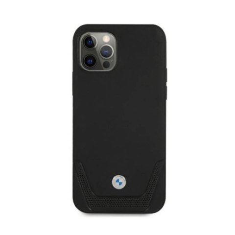 BMW Leather Perforate - Etui iPhone 12 / iPhone 12 Pro (czarny) BMW BMW Leather Perforate - Etui iPhone 12 / iPhone 12 Pro (czarny) BMW