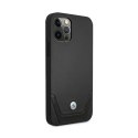 BMW Leather Perforate - Etui iPhone 12 / iPhone 12 Pro (czarny) BMW