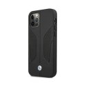 BMW Leather Perforate Sides - Etui iPhone 12 / iPhone 12 Pro (czarny) BMW