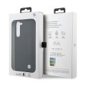 BMW Leather Textured & Stripe - Etui Samsung Galaxy S23+ (czarny) BMW