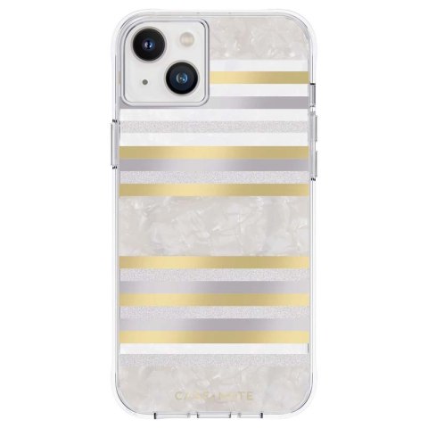 Case-Mate Pearl Stripes MagSafe - Etui iPhone 14 Plus zdobione masą perłową (Pearl Stripes) Case-Mate Case-Mate Pearl Stripes MagSafe - Etui iPhone 14 Plus zdobione masą perłową (Pearl Stripes) Case-Mate