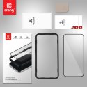 Crong Anti-Bacterial 3D Armour Glass - Szkło hartowane 9H na cały ekran iPhone 14 Pro Max + ramka instalacyjna Crong