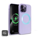 Crong Color Cover Magnetic - Etui iPhone 14 Pro Max MagSafe (fioletowy) Crong