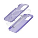 Crong Color Cover Magnetic - Etui iPhone 14 Pro Max MagSafe (fioletowy) Crong