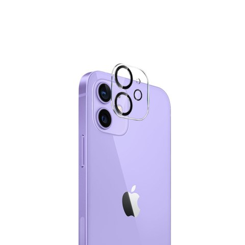 Crong Lens Shield - Szkło na aparat i obiektyw iPhone 12 Crong