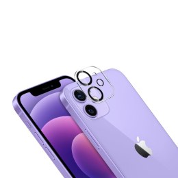 Crong Lens Shield - Szkło na aparat i obiektyw iPhone 12 Crong