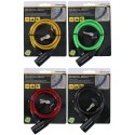 Dunlop - Zapięcie do roweru spiralne na klucz 90 cm (Czarny) Dunlop