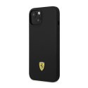Ferrari Silicone Metal Logo - Etui iPhone 14 (czarny) Ferrari
