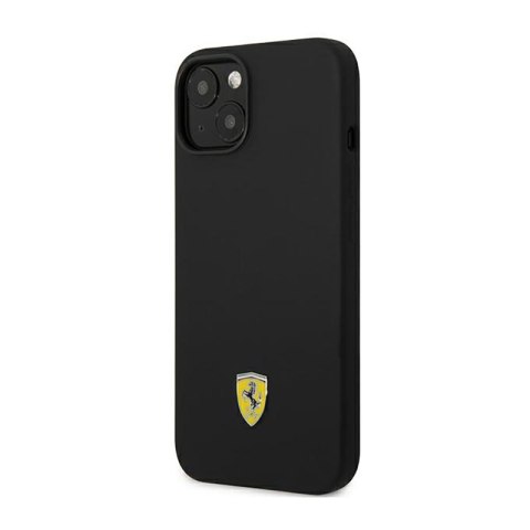 Ferrari Silicone Metal Logo - Etui iPhone 14 (czarny) Ferrari Ferrari Silicone Metal Logo - Etui iPhone 14 (czarny) Ferrari
