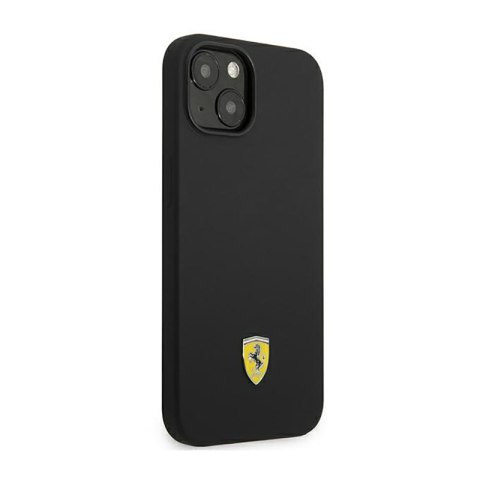 Ferrari Silicone Metal Logo - Etui iPhone 14 (czarny) Ferrari Ferrari Silicone Metal Logo - Etui iPhone 14 (czarny) Ferrari