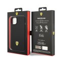 Ferrari Silicone Metal Logo - Etui iPhone 14 (czarny) Ferrari