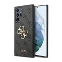 Guess 4G Big Metal Logo - Etui Samsung Galaxy S23 Ultra (szary) Guess
