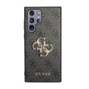 Guess 4G Big Metal Logo - Etui Samsung Galaxy S23 Ultra (szary) Guess