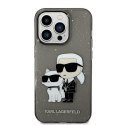Karl Lagerfeld IML Glitter NFT Karl & Choupette - Etui iPhone 14 Pro (czarny) Karl Lagerfeld
