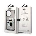 Karl Lagerfeld IML Glitter NFT Karl & Choupette - Etui iPhone 14 Pro (czarny) Karl Lagerfeld