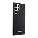 Karl Lagerfeld Saffiano Monogram Metal Logo - Etui Samsung Galaxy S23 Ultra (czarny) Karl Lagerfeld