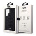 Karl Lagerfeld Saffiano Monogram Metal Logo - Etui Samsung Galaxy S23 Ultra (czarny) Karl Lagerfeld