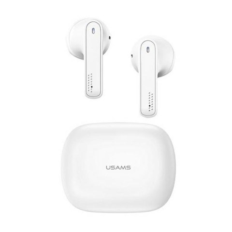 USAMS SM Series - Słuchawki Bluetooth 5.0 TWS + etui ładujące (biały) Usams USAMS SM Series - Słuchawki Bluetooth 5.0 TWS + etui ładujące (biały) Usams