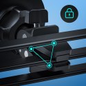 Crong Carclip Magnetic - Magnetyczny uchwyt samochodowy MagSafe (czarny) Crong