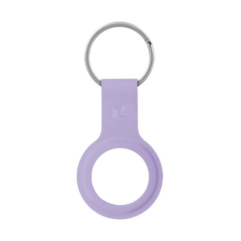 Crong Silicone Case with Key Ring - Etui ochronne brelok do Apple AirTag (fioletowy) Crong Crong Silicone Case with Key Ring - Etui ochronne brelok do Apple AirTag (fioletowy) Crong