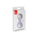 Crong Silicone Case with Key Ring - Etui ochronne brelok do Apple AirTag (fioletowy) Crong