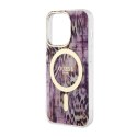 Guess Leopard MagSafe - Etui iPhone 14 Pro Max (Różowy) Guess